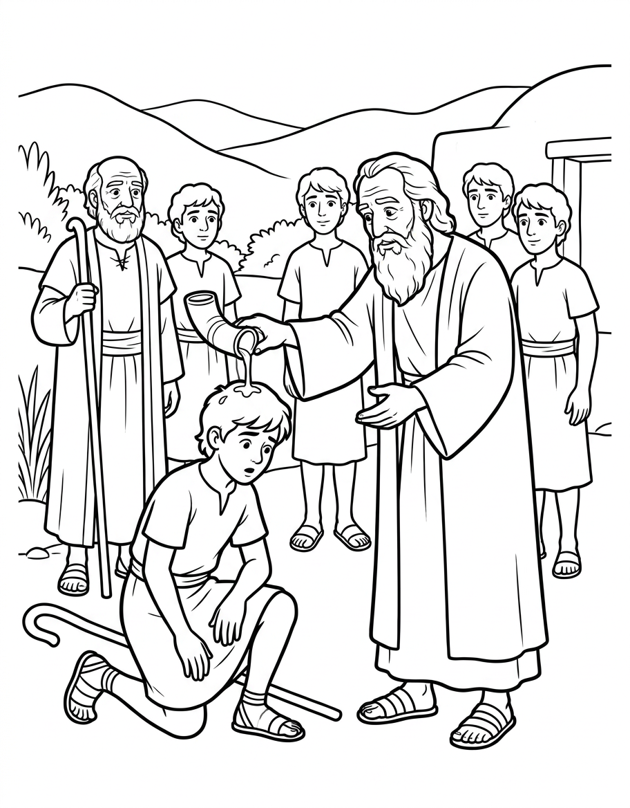 David is Anointed by Samuel