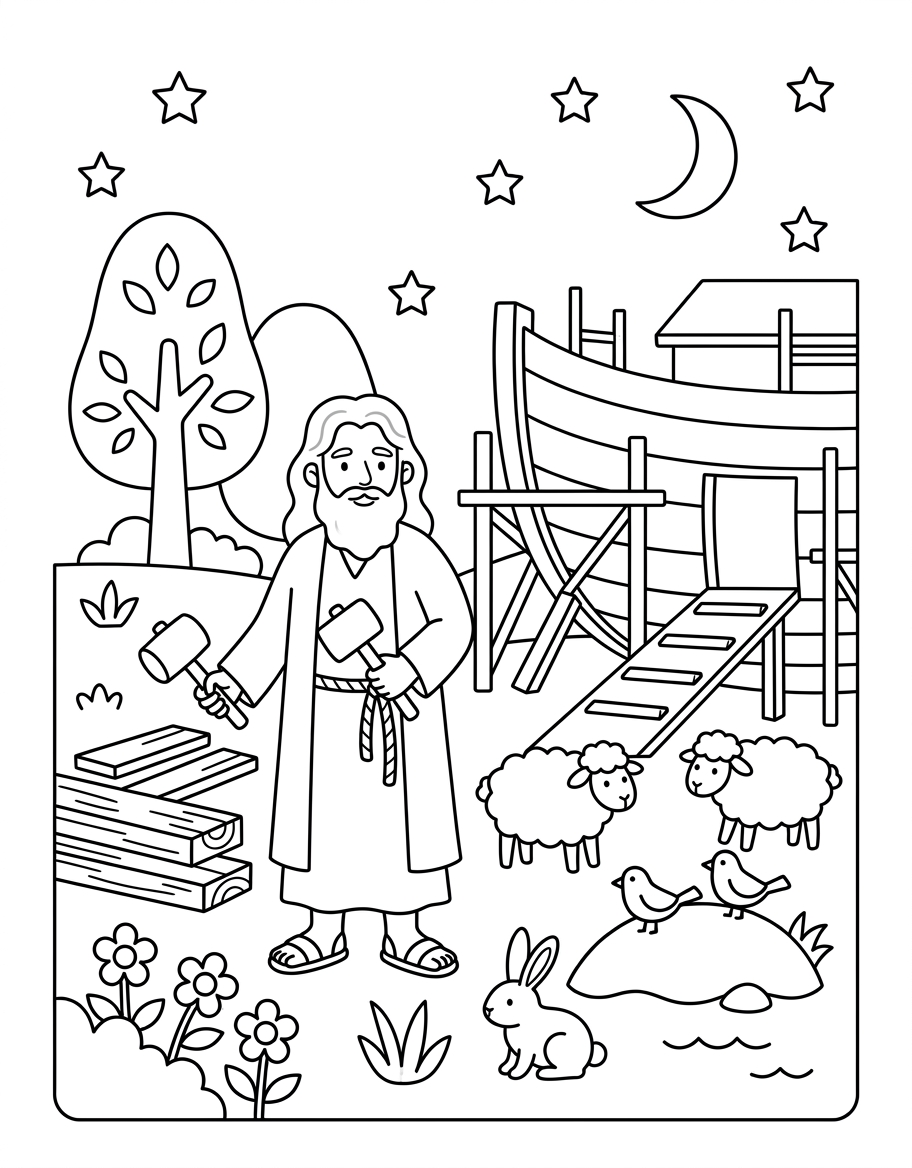 Noah Builds The Ark