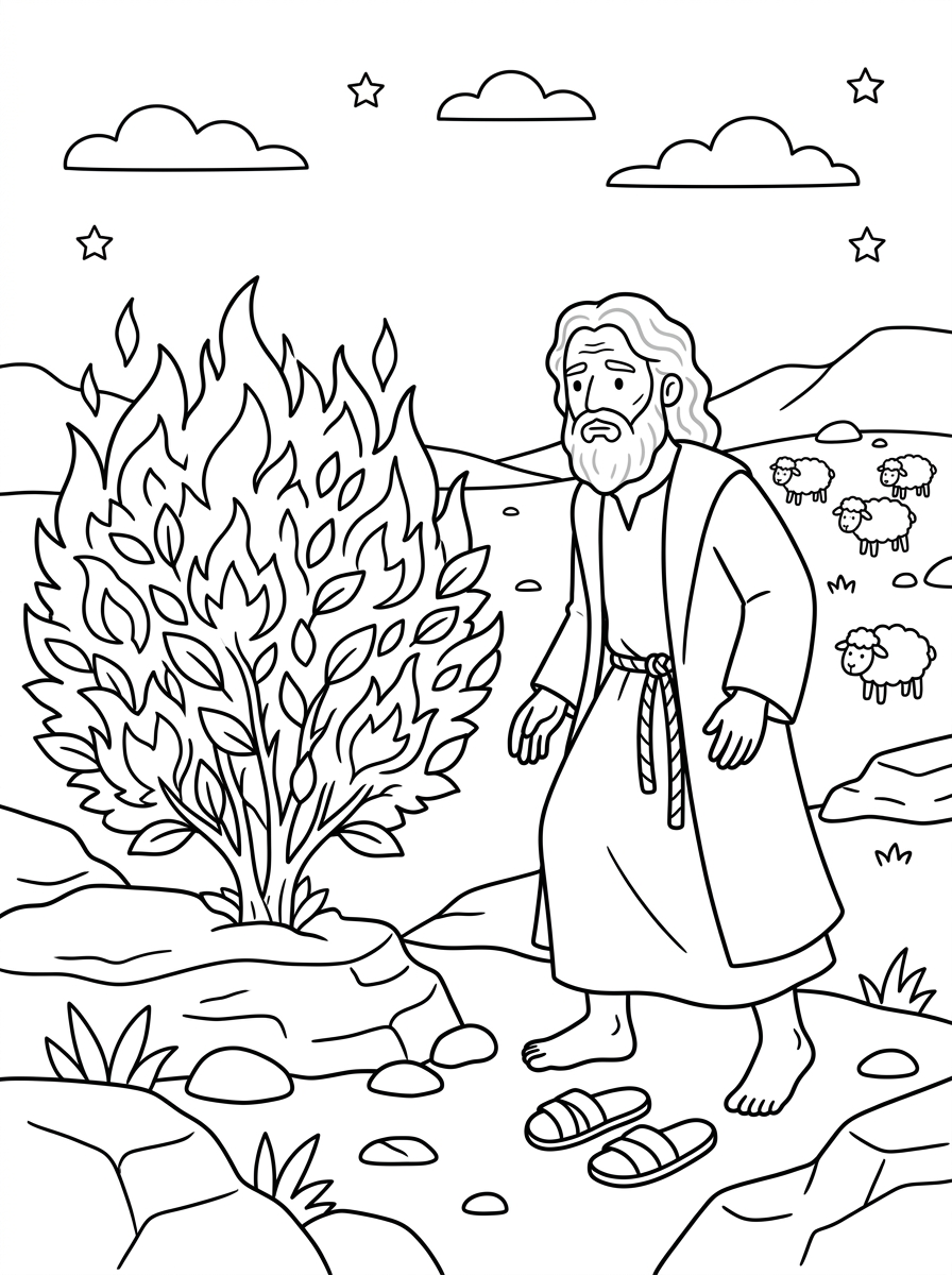 Moses And The Burning Bush