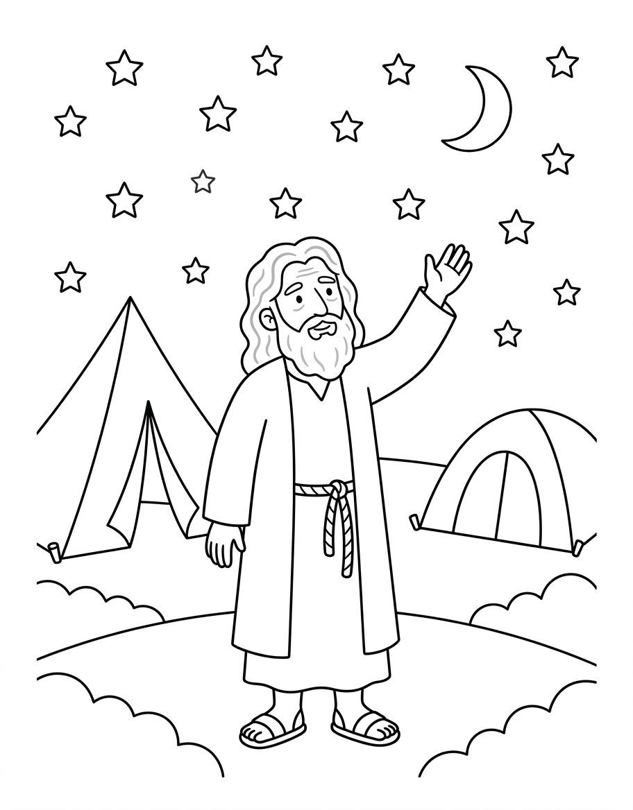 Abraham Counts The Stars