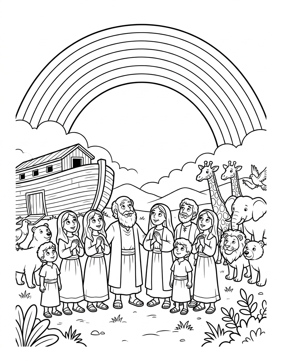 God Sets A Rainbow In The Sky