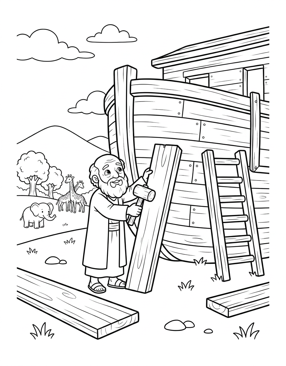 Noah Builds The Ark